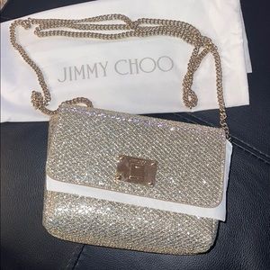 Two-toned Jimmy Choo Evening Clutch with Chain
